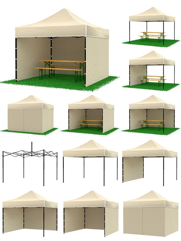 Zložljiv vrtni paviljon